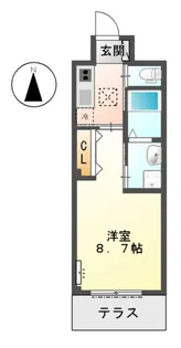 アールコート本陣【1階】の間取り