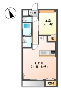 ルミエール・ドゥ【3階】の間取り