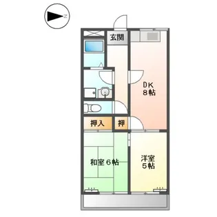スマイルハイツ【3階】の間取り