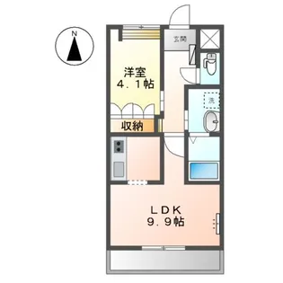 リジュール【2階】の間取り
