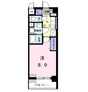 ジャルダン【3階】の間取り