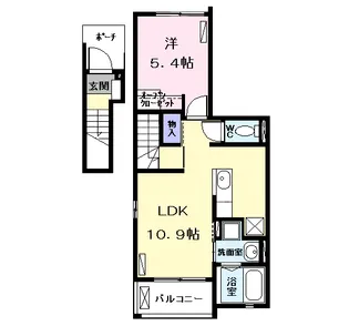 ブリッサ【2階】の間取り