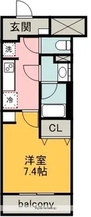 メゾンアイカ【2階】の間取り