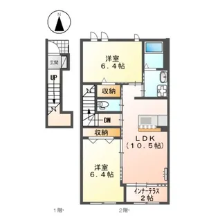 カレント エスト【203号室】の間取り