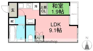 Miraile(ミライル)【3階】の間取り