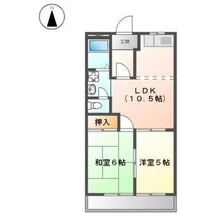 サンガーデンみやび【2階】の間取り
