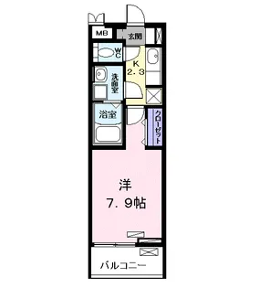 ライツ【2階】の間取り