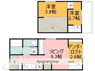 RADIANCE築地口【1階】の間取り