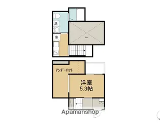 TROSS港栄【1階】の間取り