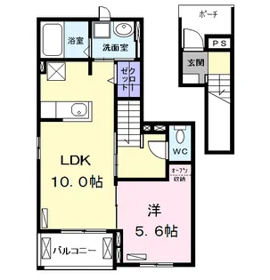 レッド・リーブスⅧ【2階】の間取り