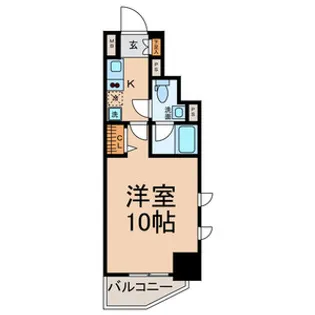 ベレーサ名駅ウエスト【6階】の間取り