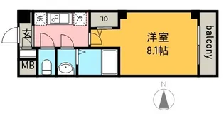 パルテ デル マーレ【3階】の間取り