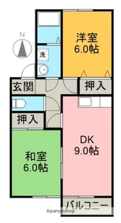 フラット・ユキ【1階】の間取り