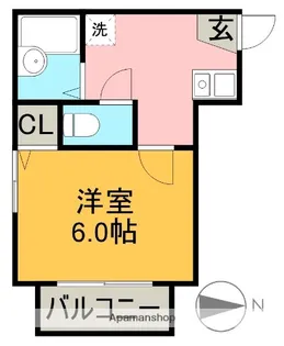 コーポウェーブ【2階】の間取り