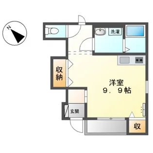 ボンヌール柳瀬【1階】の間取り