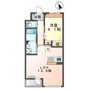 グレンディール【1階】の間取り