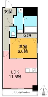 コートシャイン【5階】の間取り