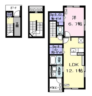 S・S フローラセゾン Ⅱ【3階】の間取り