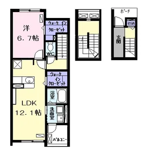S・S フローラセゾン Ⅱ【3階】の間取り