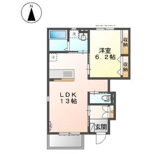 ベッテル当知【101号室】の間取り