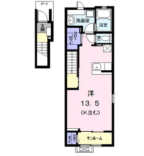 フィオーレ 川前【2階】の間取り