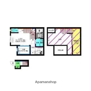 AX港楽【2階】の間取り