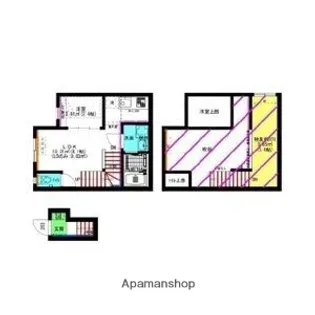 AX港楽【2階】の間取り