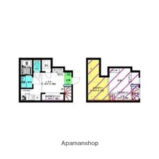 AX港楽【1階】の間取り