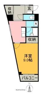 CASAGRAZIA(カーサグラツィア)【3階】の間取り
