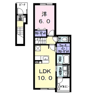 アヴニール【2階】の間取り