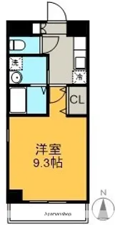ボヌール津金.【3階】の間取り