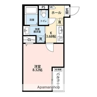 GRANDBLUE INAEIⅡ【1階】の間取り