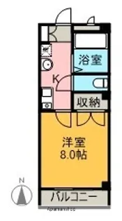 シャトー21【1階】の間取り