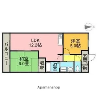 ロイヤルパレスⅡ【2階】の間取り