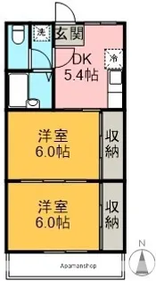 メゾンサンマリッチ【3階】の間取り