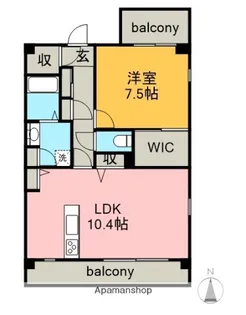 エルーデメイファ.【4階】の間取り