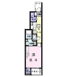 ラフィネ C【1階】の間取り