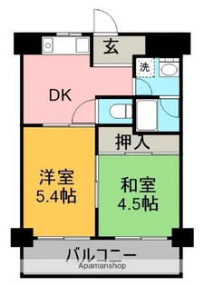 シャンポール並木【3階】の間取り