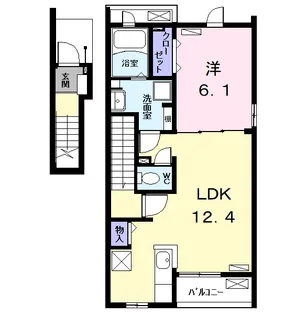 Twins B(ツインズ)【2階】の間取り