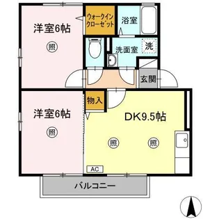 ピア ネクスト B【202号室】の間取り