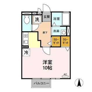 アーク・リヴェールB【1階】の間取り