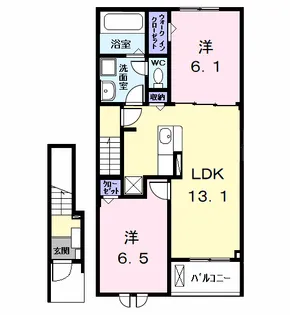 DAYZ(デイズ)【2階】の間取り