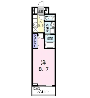 セレーノ カーサ【3階】の間取り