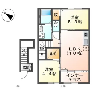 アートブランチ【2階】の間取り