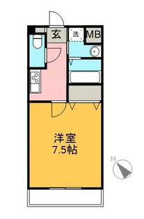 PARTIDA(パルティダ)【3階】の間取り