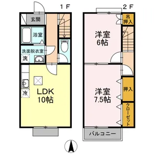 Un Grand B【1階】の間取り