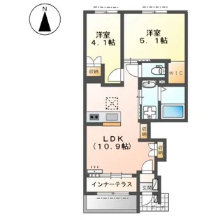 ドエル・カルミア【101号室】の間取り