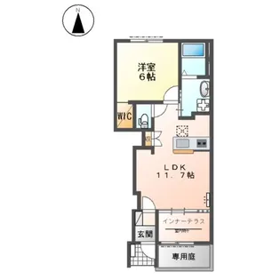 ドエル・ルピナス【1階】の間取り
