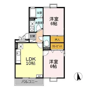 プレミアムシャトー【2階】の間取り