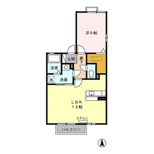 メゾン・オーブ【2階】の間取り